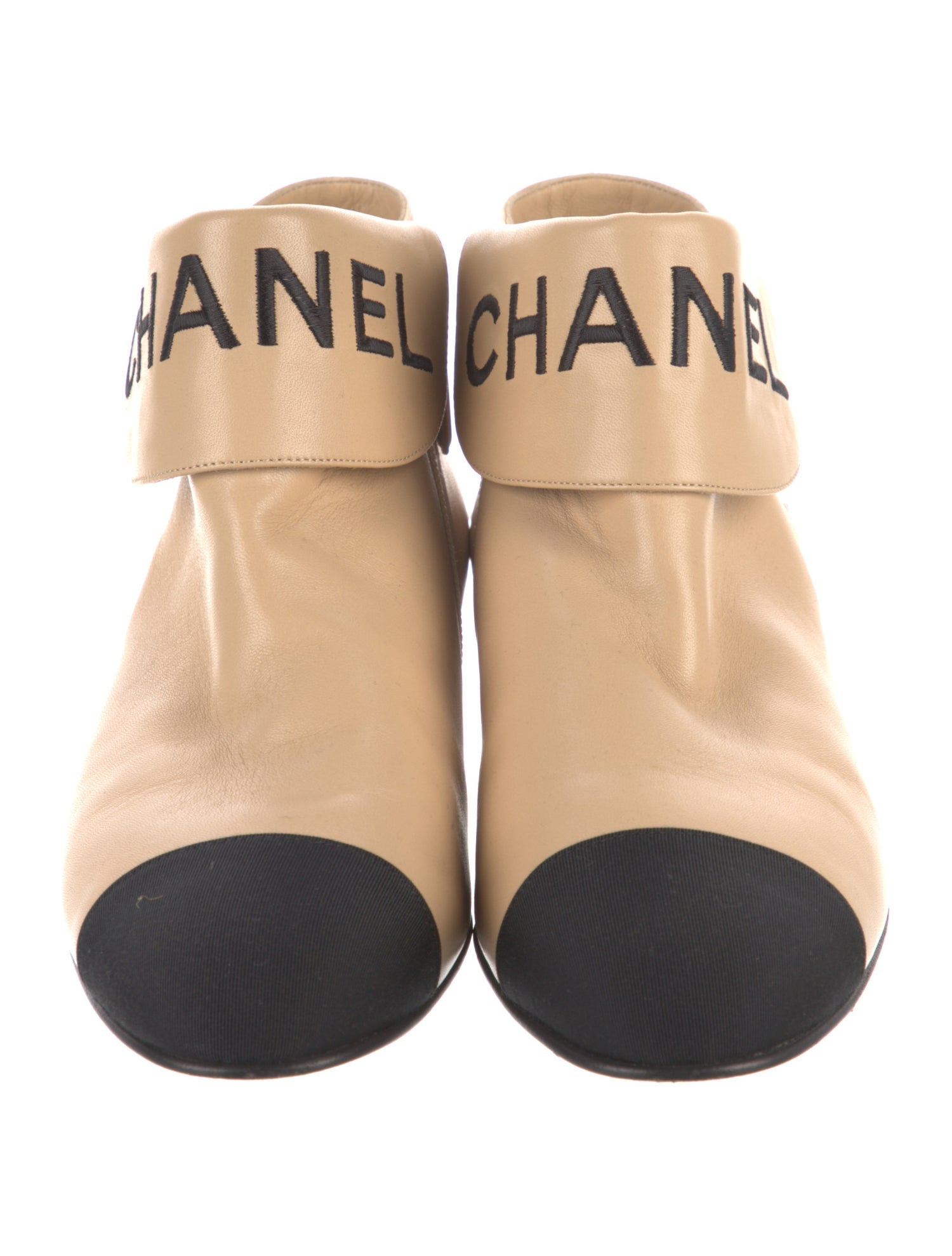 Chanel 2019 Interlocking CC Logo Boots
